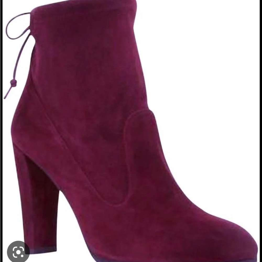 Stuart Weitzman Suede Booties - Picture 2 of 13